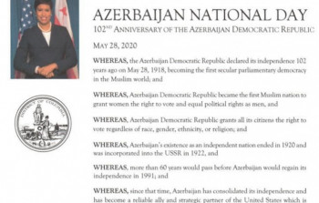 ABŞ-ın paytaxtında Azərbaycan Milli Günü bəyan edildi